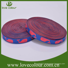 Wholesale woven cute dog ribbon/woven jacquard ribbon